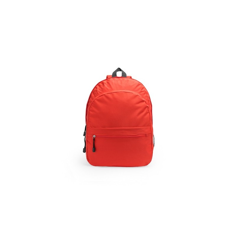 WILDE. Rucsac din poliester 600D cu două compartimente principale și un buzunar frontal MO7174 - ROȘU WILDE. Rucsac din poliester 600D cu două compartimente principale și un buzunar frontal MO7174 - ROȘU