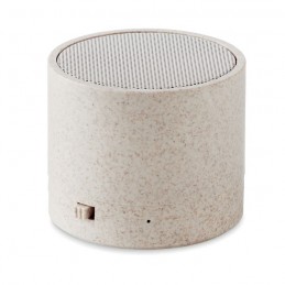 ROUND BASS+ - Boxă BT în carcasă de paie     MO9995-13, Beige