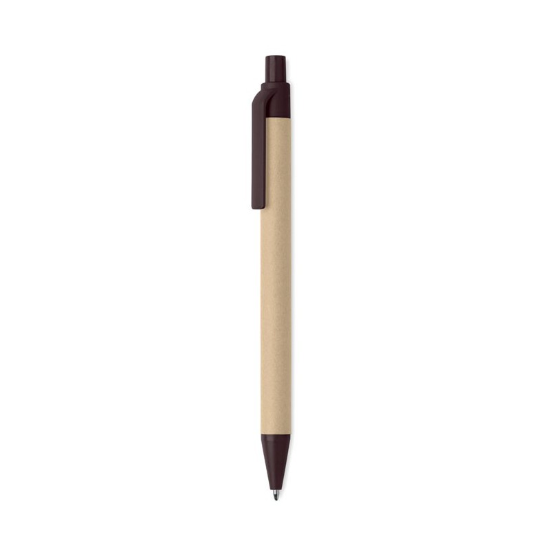 JANEIRO - Pix cu buton din cafea/ABS MO9862-01, Brown JANEIRO - Pix cu buton din cafea/ABS MO9862-01, Brown
