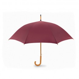 CUMULI - Umbrelă automată/ mâner lemn   KC5131-02, Burgundy