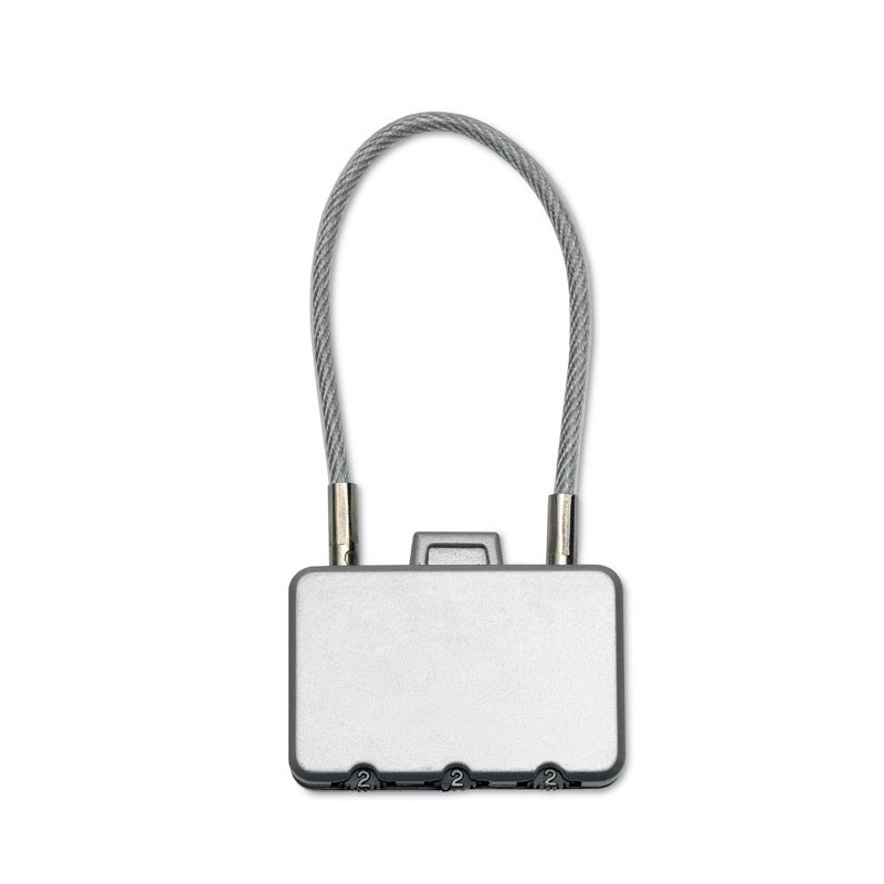 THREECODE - Lacăt pentru valiză MO8354-16, Dull silver THREECODE - Lacăt pentru valiză MO8354-16, Dull silver