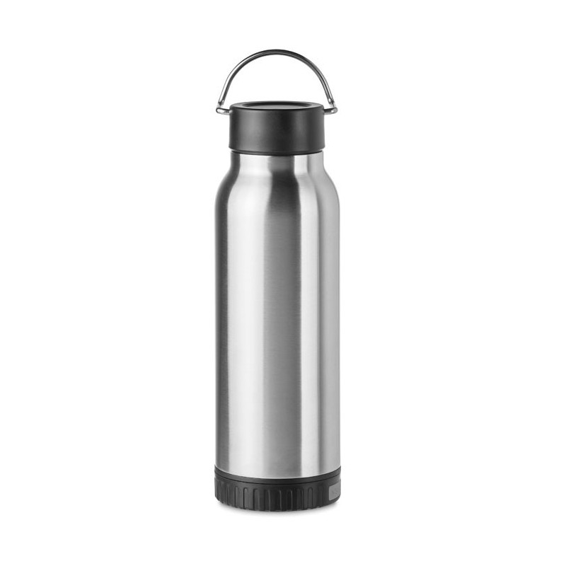 BOTTLE WIRELESS - Sticlă wireless powerbank MO9769-16, Dull silver BOTTLE WIRELESS - Sticlă wireless powerbank MO9769-16, Dull silver