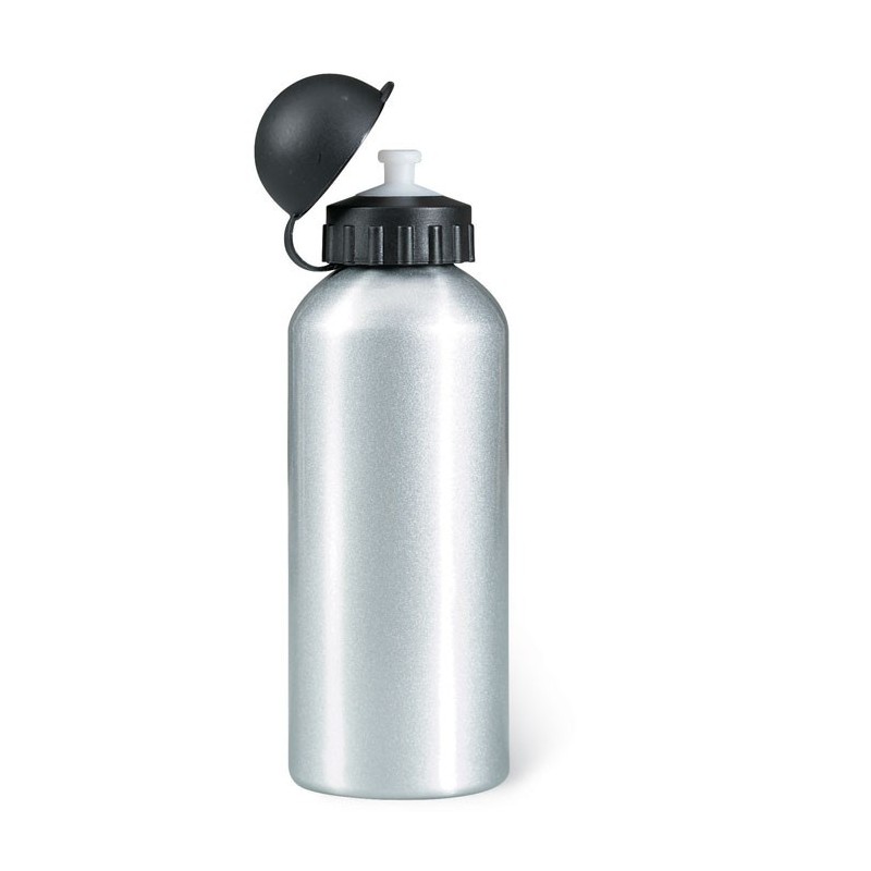 BISCING - Sticlă metalică. Volum 600 ml. KC1203-16, Dull silver