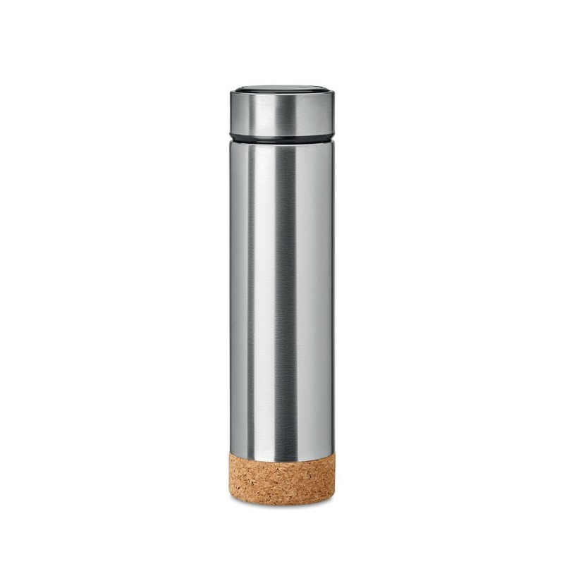 POLE CORK - Termos cu plută 450 ml         MO9946-16, Dull silver