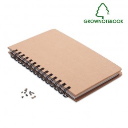 GROWNOTEBOOK™. Caiet cu semințe pin           MO6225-13, Beige