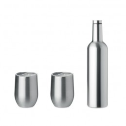 CHIN SET - Set de sticle și căni          MO9971-16, Dull silver