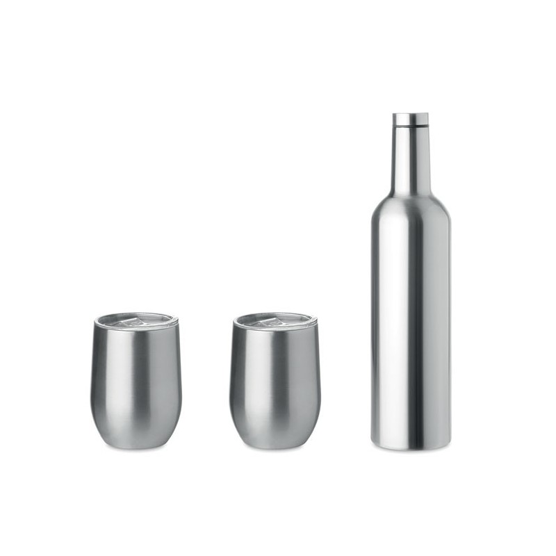 CHIN SET - Set de sticle și căni          MO9971-16, Dull silver