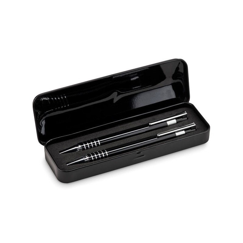 ALUCOLOR. Set de scris din aluminiu MO7323-03, Black ALUCOLOR. Set de scris din aluminiu MO7323-03, Black