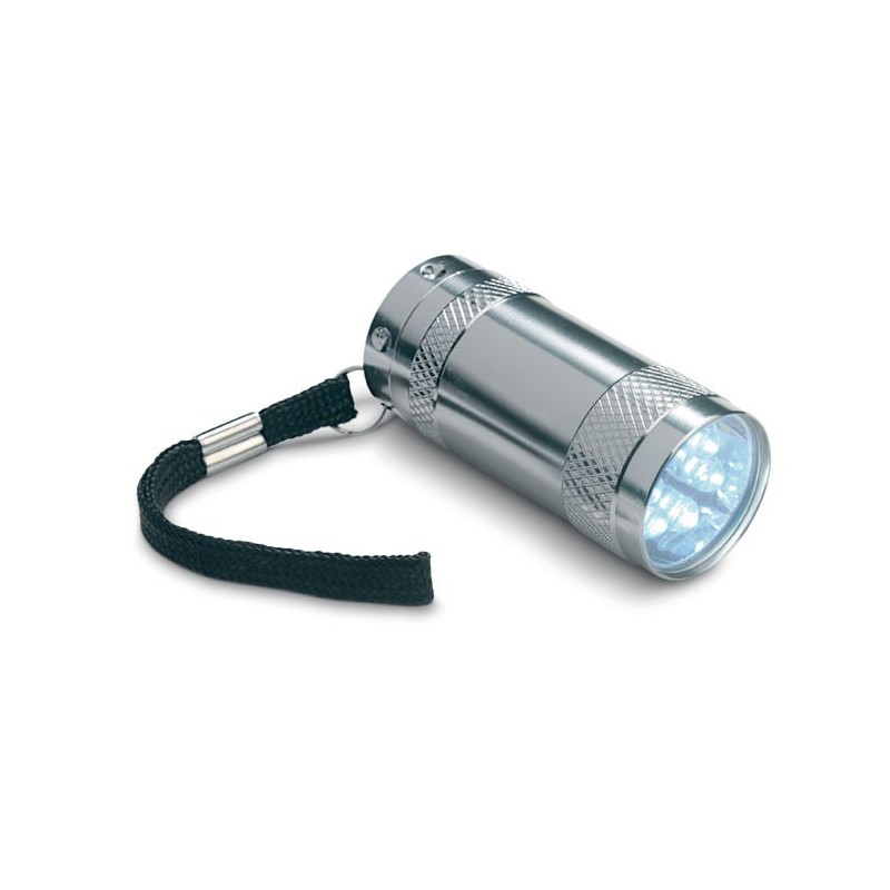 TEXAS - Mini-lanternă aluminiu+lanyard MO7680-16, Dull silver TEXAS - Mini-lanternă aluminiu+lanyard MO7680-16, Dull silver