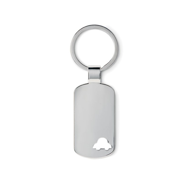 CAR KEY - Breloc metalic cu motiv mașină MO8692-16, Dull silver CAR KEY - Breloc metalic cu motiv mașină MO8692-16, Dull silver