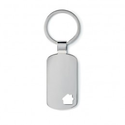 HOUSE KEY - Breloc metalic cu motiv casă   MO8693-16, Dull silver