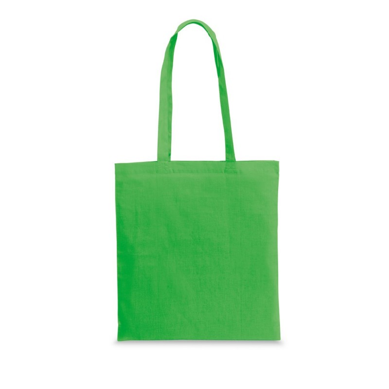 CARACAS. Geantă 100% bumbac (140 g / m²) cu mânere de 60 cm - 92070-119, Verde deschis CARACAS. Geantă 100% bumbac (140 g / m²) cu mânere de 60 cm - 92070-119, Verde deschis