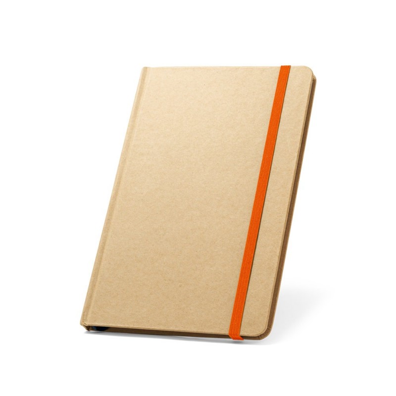 MAGRITTE. Agenda A5 cu 160 de pagini de hârtie reciclată liniate și coperta tare - 93481-128, Portocaliu MAGRITTE. Agenda A5 cu 160 de pagini de hârtie reciclată liniate și coperta tare - 93481-128, Portocaliu
