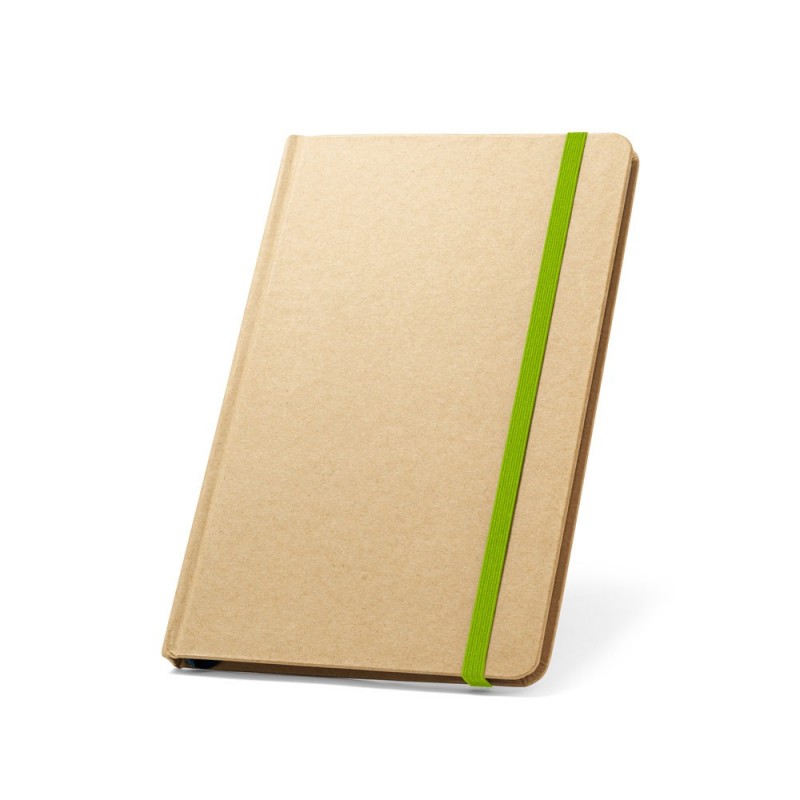MAGRITTE. Agenda A5 cu 160 de pagini de hârtie reciclată liniate și coperta tare - 93481-119, Verde deschis MAGRITTE. Agenda A5 cu 160 de pagini de hârtie reciclată liniate și coperta tare - 93481-119, Verde deschis
