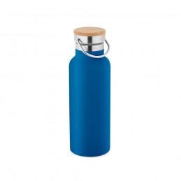 RAGNAR. Sticla de vid din oțel inoxidabil cu perete dublu și capacitate până la 500 ml - 94602-104, Albastru