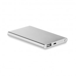 POWERFLAT - Baterie externă de 4000 mAh pl MO8735-16, Dull silver