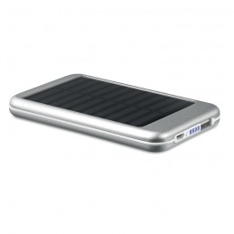 SOLARFLAT - Baterie externă solară 4000mAh MO9075-16, Dull silver