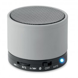 ROUND BASS - Boxă rotundă Bluetooth         MO8726-16, Dull silver