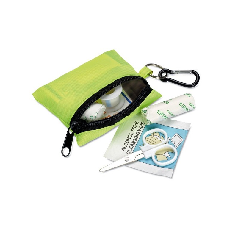 MINIDOC - Set prim ajutor cu carabină MO7202-08, Yellow MINIDOC - Set prim ajutor cu carabină MO7202-08, Yellow