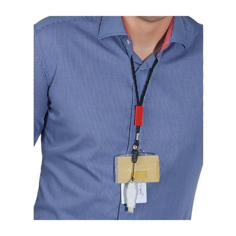 Lanyard subţire pentru telefon - 9336005, Rosu