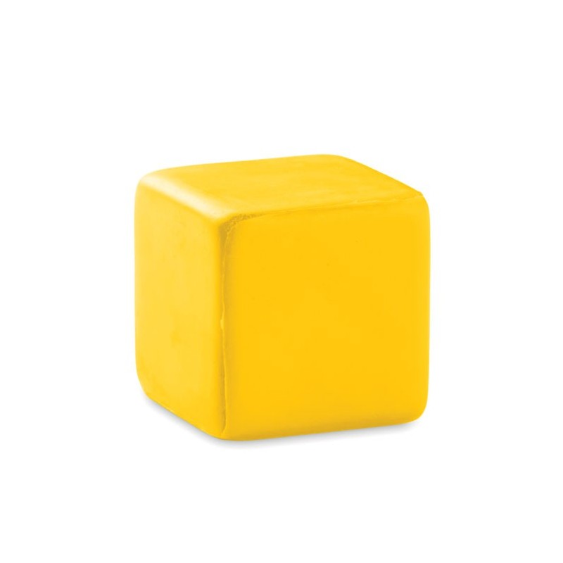 SQUARAX - Pătrat antistress MO7659-08, Yellow SQUARAX - Pătrat antistress MO7659-08, Yellow