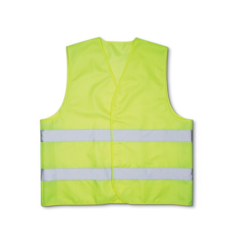 VISIBLE - Vestă din poliester MO8062-08, Yellow VISIBLE - Vestă din poliester MO8062-08, Yellow