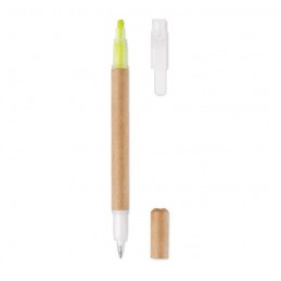 DUO PAPER - Pix cu marker 2 în 1           MO9895-08, Yellow