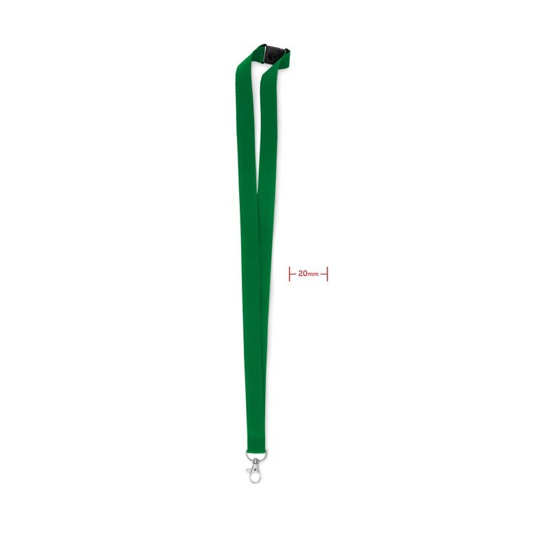 PANY - Lanyard, cârlig metal, buclă. MO9354-09, Green PANY - Lanyard, cârlig metal, buclă. MO9354-09, Green