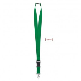 WIDE LANY - Lanyard, cârlig metalic 25mm.  MO9661-09, Green