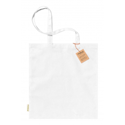 Klimbou, geantă de cumpărături din bumbac - AP722213-01, alb
