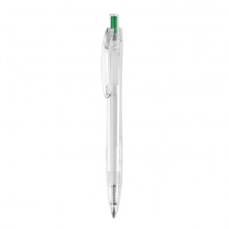 RPET PEN - Pix cu buton din RPET          MO9900-09, Green