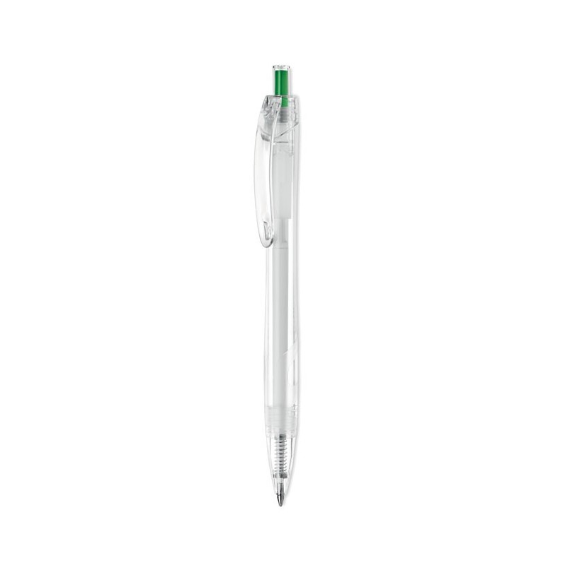 RPET PEN - Pix cu buton din RPET          MO9900-09, Green