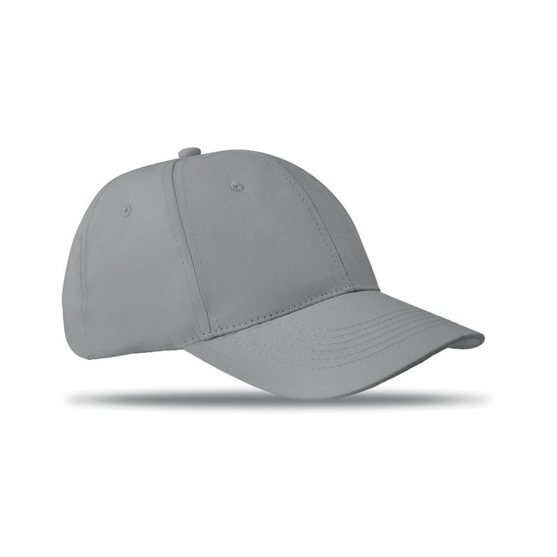 BASIE - Șapcă cu 6 panele MO8834-07, Grey BASIE - Șapcă cu 6 panele MO8834-07, Grey