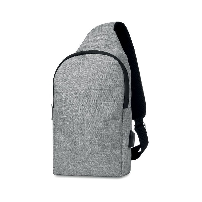MOMO - Bum bag în 2 tonuri de culoare MO9628-07, Grey MOMO - Bum bag în 2 tonuri de culoare MO9628-07, Grey