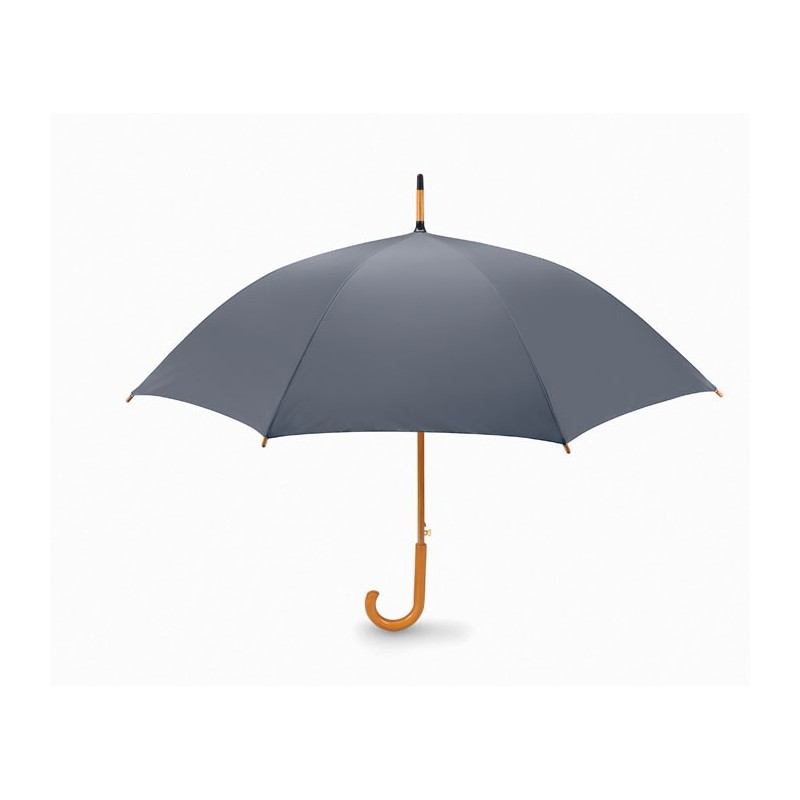 CUMULI - Umbrelă automată/ mâner lemn   KC5131-07, Grey