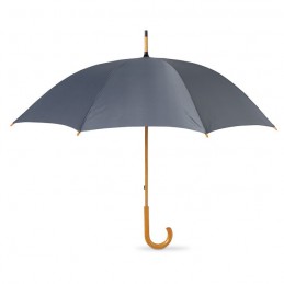 CALA - Umbrelă cu mâner din lemn      KC5132-07, Grey