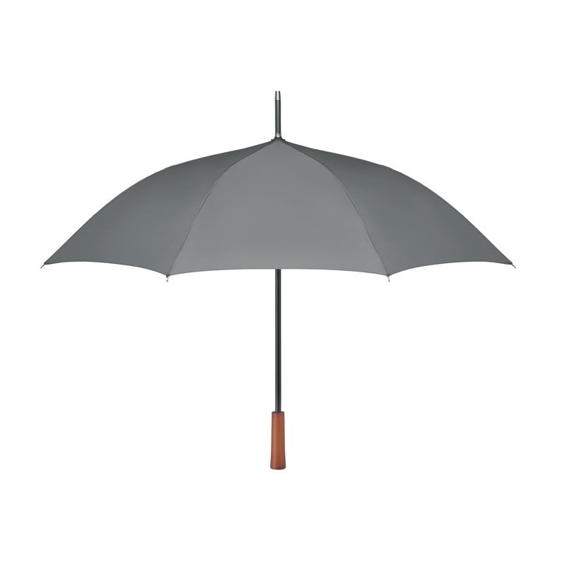 GALWAY - Umbrelă cu mâner din lemn      MO9601-07, Grey