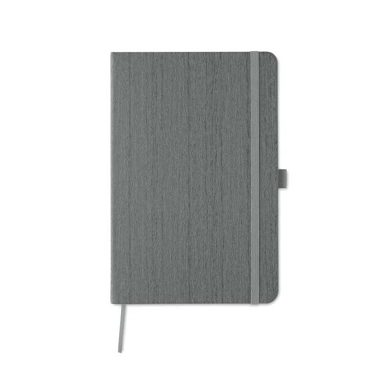 WOODY - Notes A5 în PU cu locaș pt pix MO9616-07, Grey