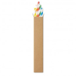 PAPER STRAW - Paie din hârtie, 10 buc        MO9795-99, Multicolour