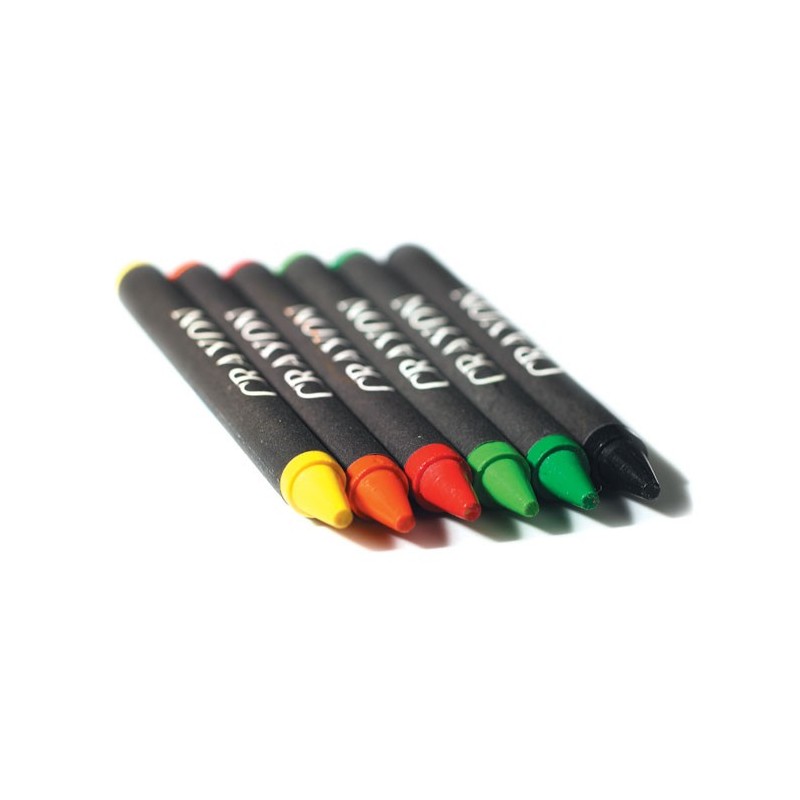 BRABO - Set de 6 creioane cerate       IT2172-99, Multicolour