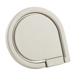 Zring. Metal mobile holder ring with self-adhesive base.  AP864009-21, argintiu