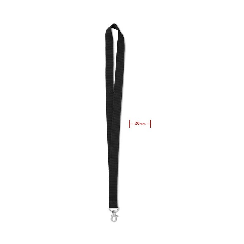 SIMPLE LANY - Lanyard                        MO9058-03, Negru