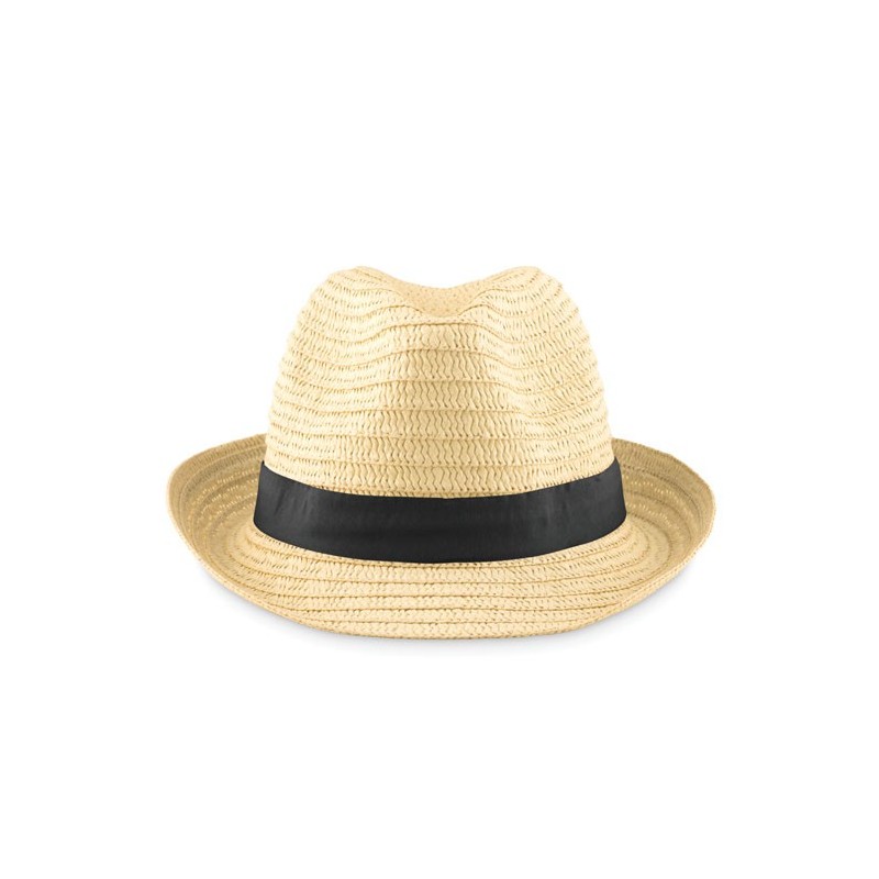 BOOGIE - Pălărie din paie naturale      MO9341-03, Negru