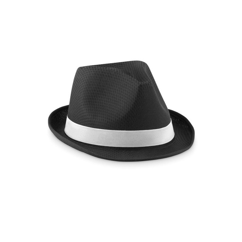 WOOGIE - Pălărie colorată din paie MO9342-03, Negru WOOGIE - Pălărie colorată din paie MO9342-03, Negru