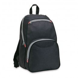 RONDA - Rucsac cu buzunare exterioare  KC5166-03, Negru