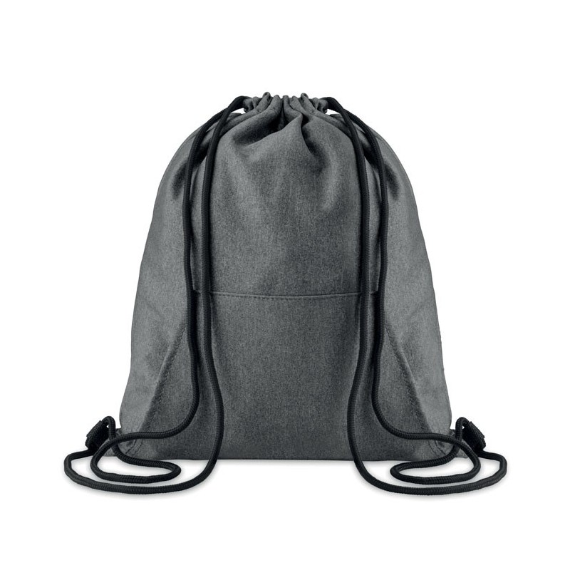 SWEATSTRING - Sac cu cordon și buzunar       MO9364-03, Negru