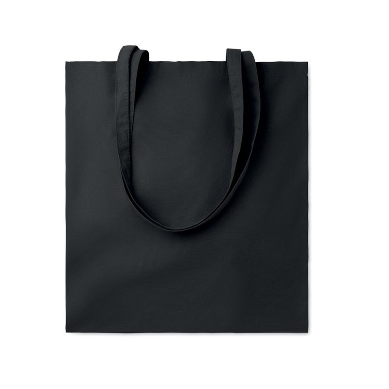 COTTONEL COLOUR + - Sacoşă cumpărături cu mânere MO9268-03, Negru COTTONEL COLOUR + - Sacoşă cumpărături cu mânere MO9268-03, Negru