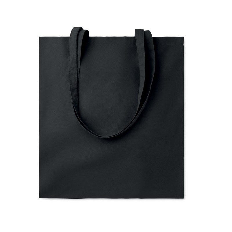 COTTONEL COLOUR ++ - Sacoșă cumpărături din bumbac MO9846-03, Negru COTTONEL COLOUR ++ - Sacoșă cumpărături din bumbac MO9846-03, Negru