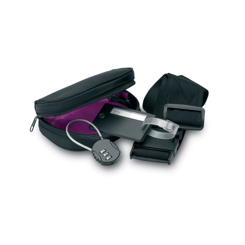 TRAVELSUP - Set voiaj 3 piese              MO7243-03, Negru