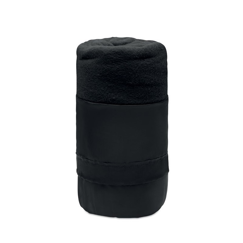 MUSALA RPET - Pătură de călătorie, lână RPET MO9935-03, Negru MUSALA RPET - Pătură de călătorie, lână RPET MO9935-03, Negru